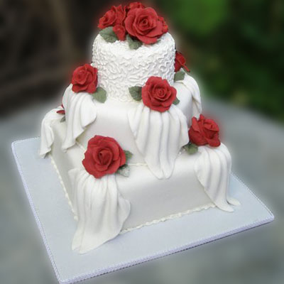 "Special Wedding Cake - 7kgs (3 tier) - Click here to View more details about this Product